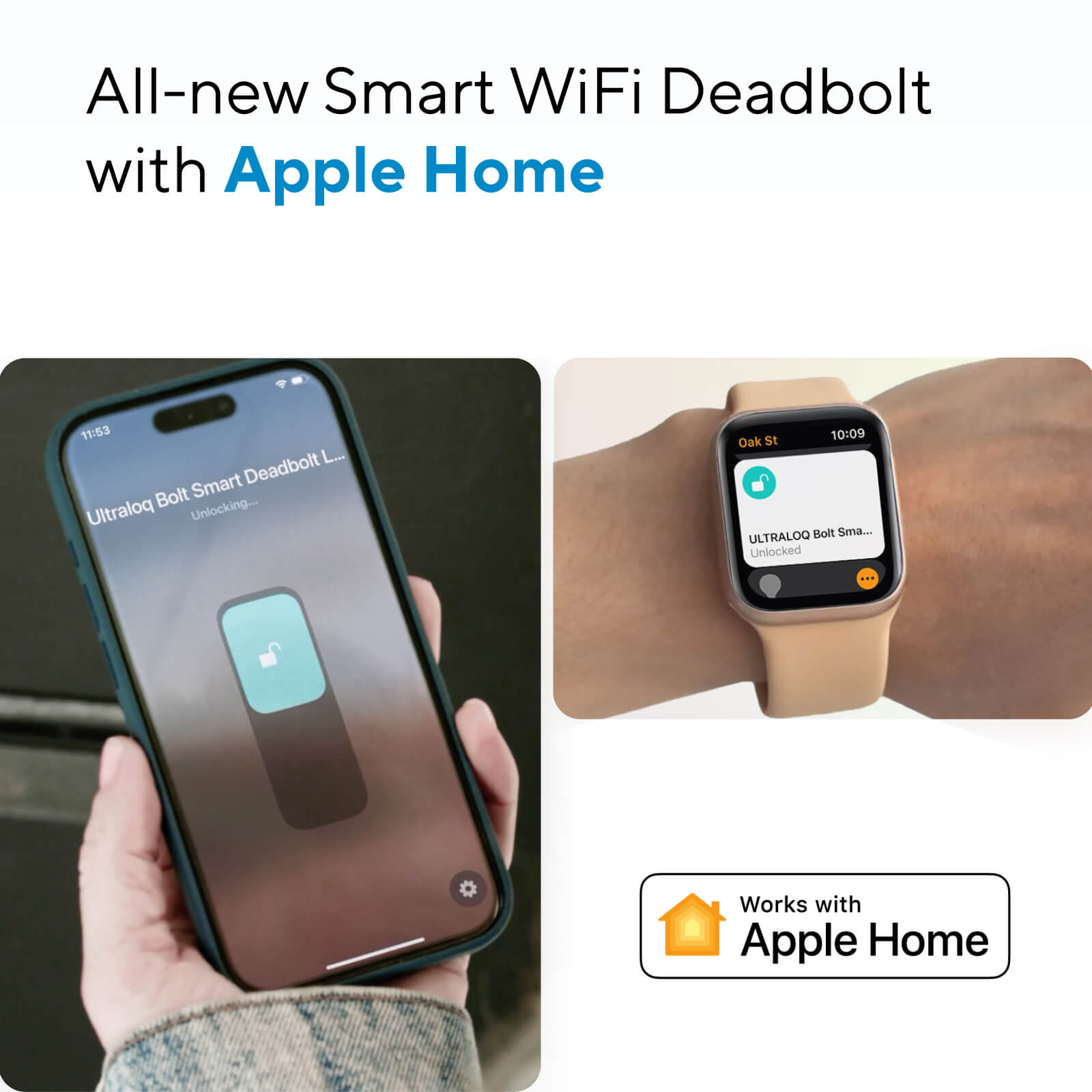 All-new Smart WiFi Deadbolt with Apple Home