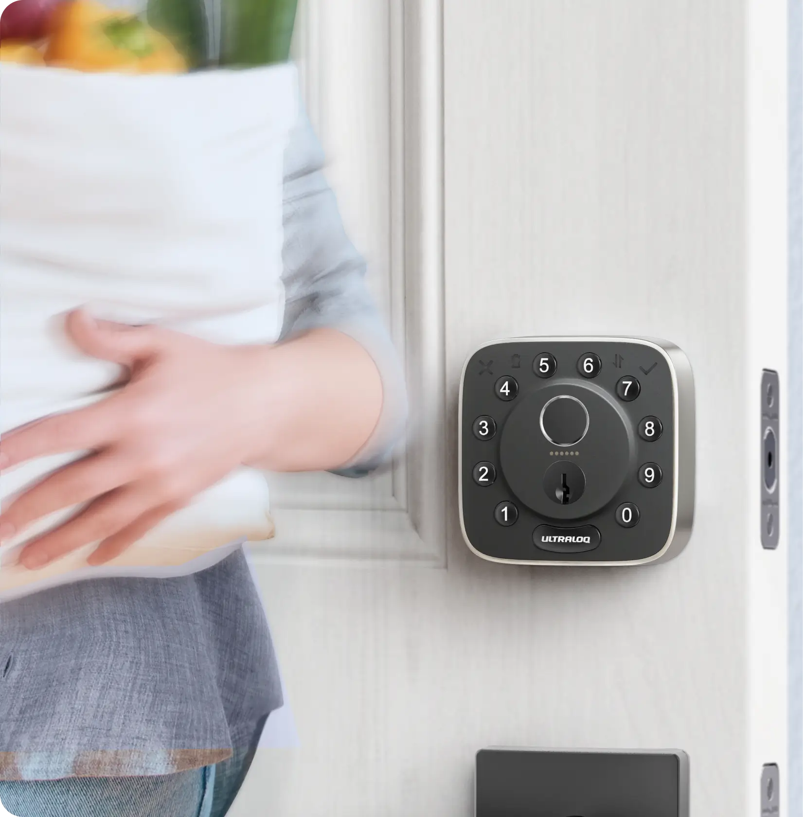 ULTRALOQ Bolt Pro smart lock with automatic locking and unlocking