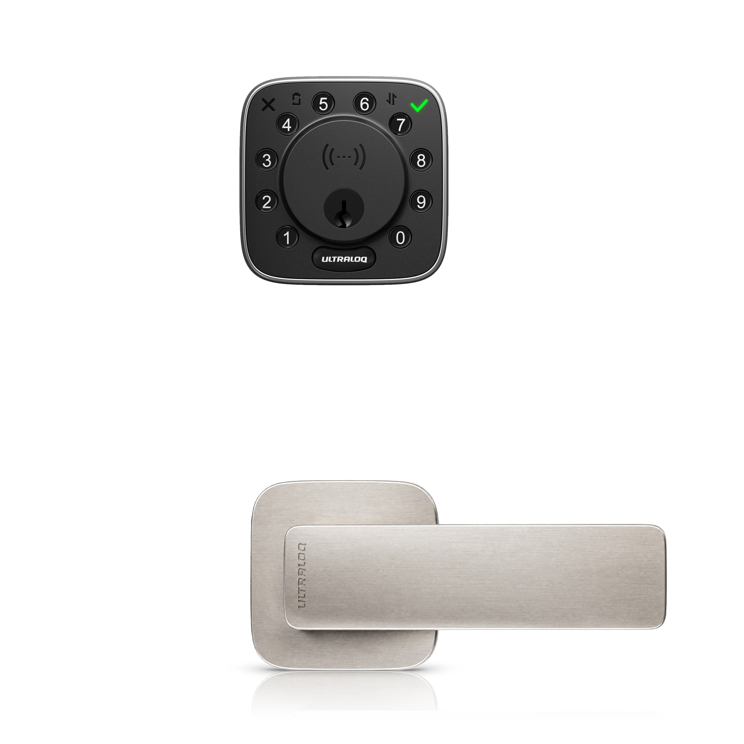 ULTRALOQ Bolt NFC smart lock and push-pull door lever set