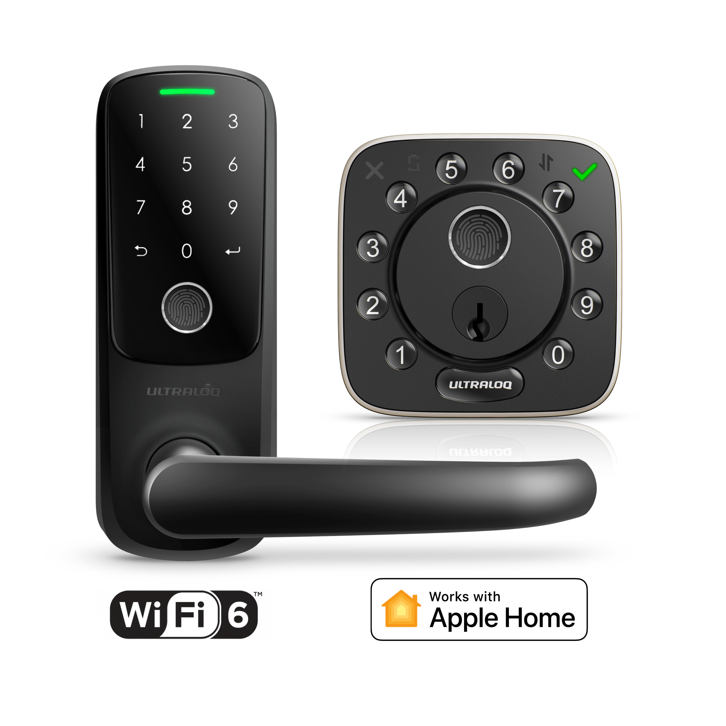 ULTRALOQ Bolt Fingerprint + Latch 5 Fingerprint Bundle