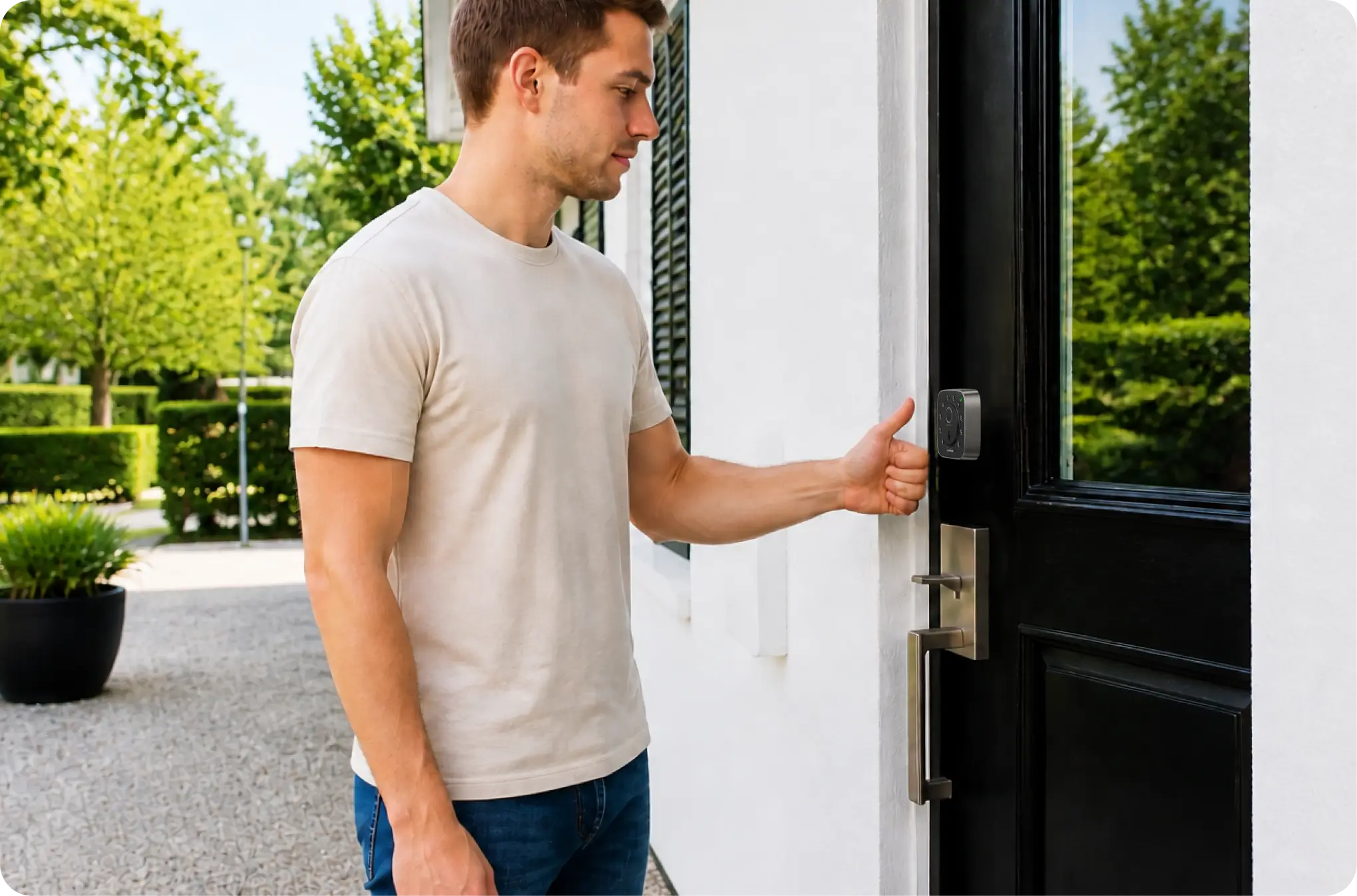ULTRALOQ Fingerprint smart lock for effortless everyday home entry