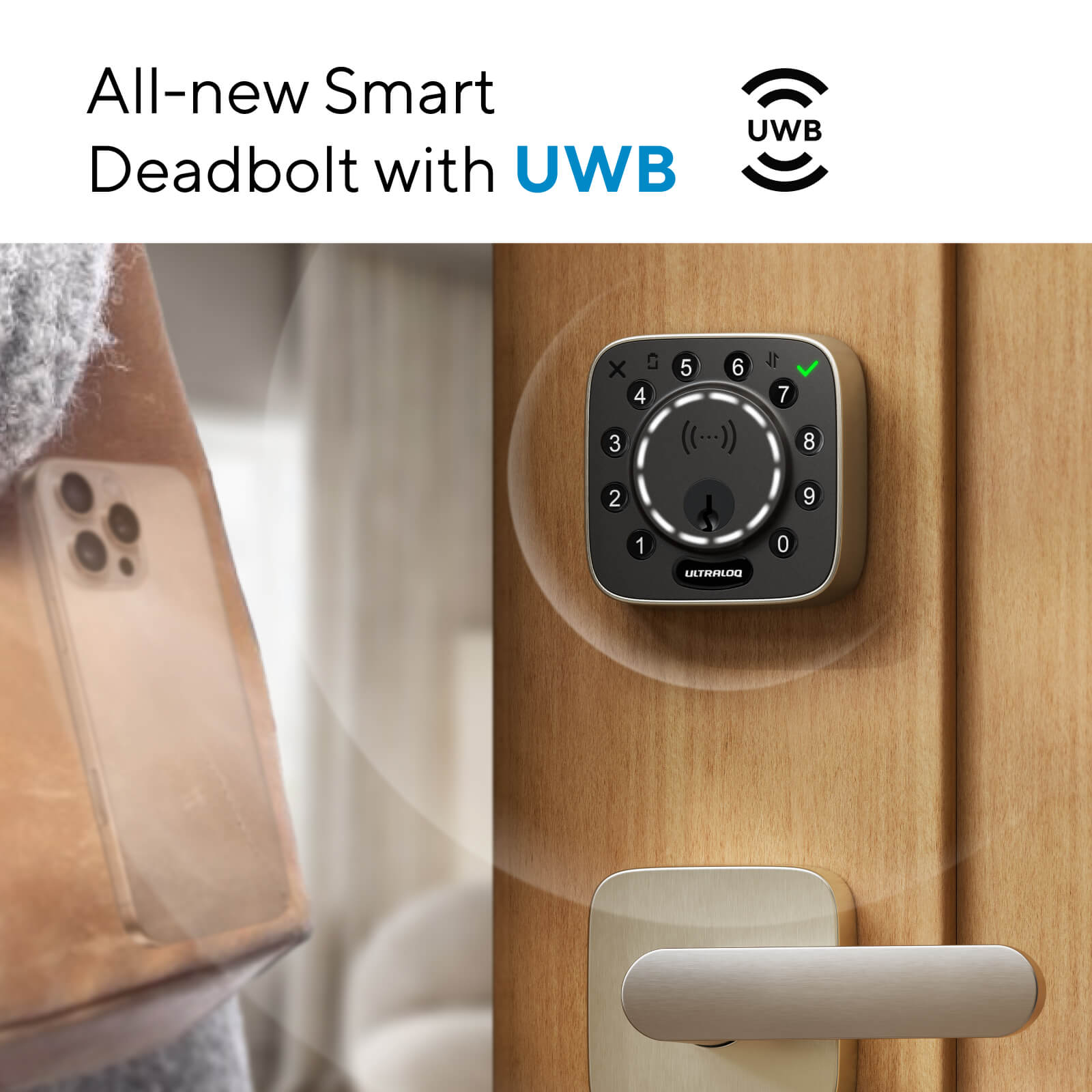 Next-generation Smart WiFi Deadbolt with UWB Technology