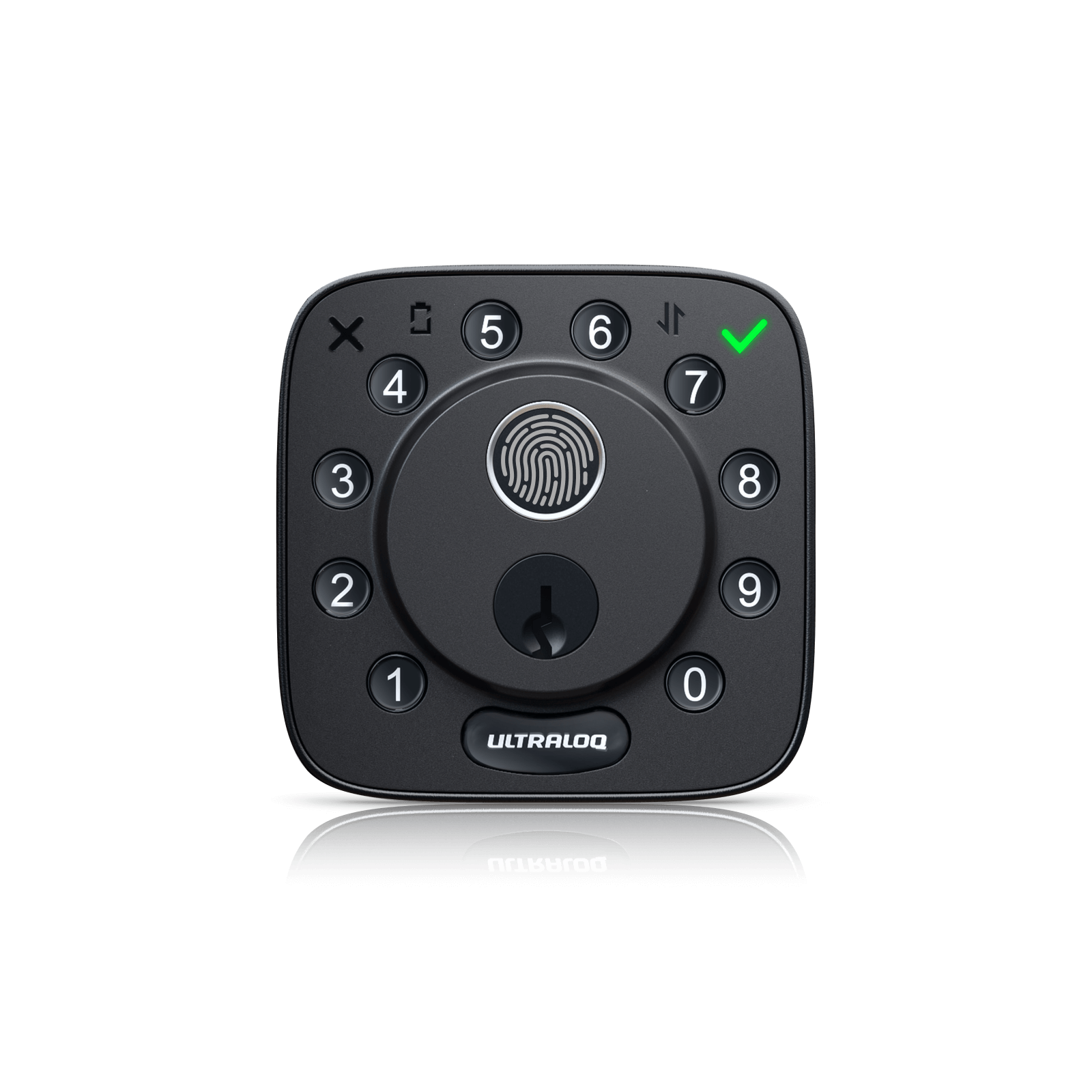 ULTRALOQ Bolt Fingerprint Main Image Black