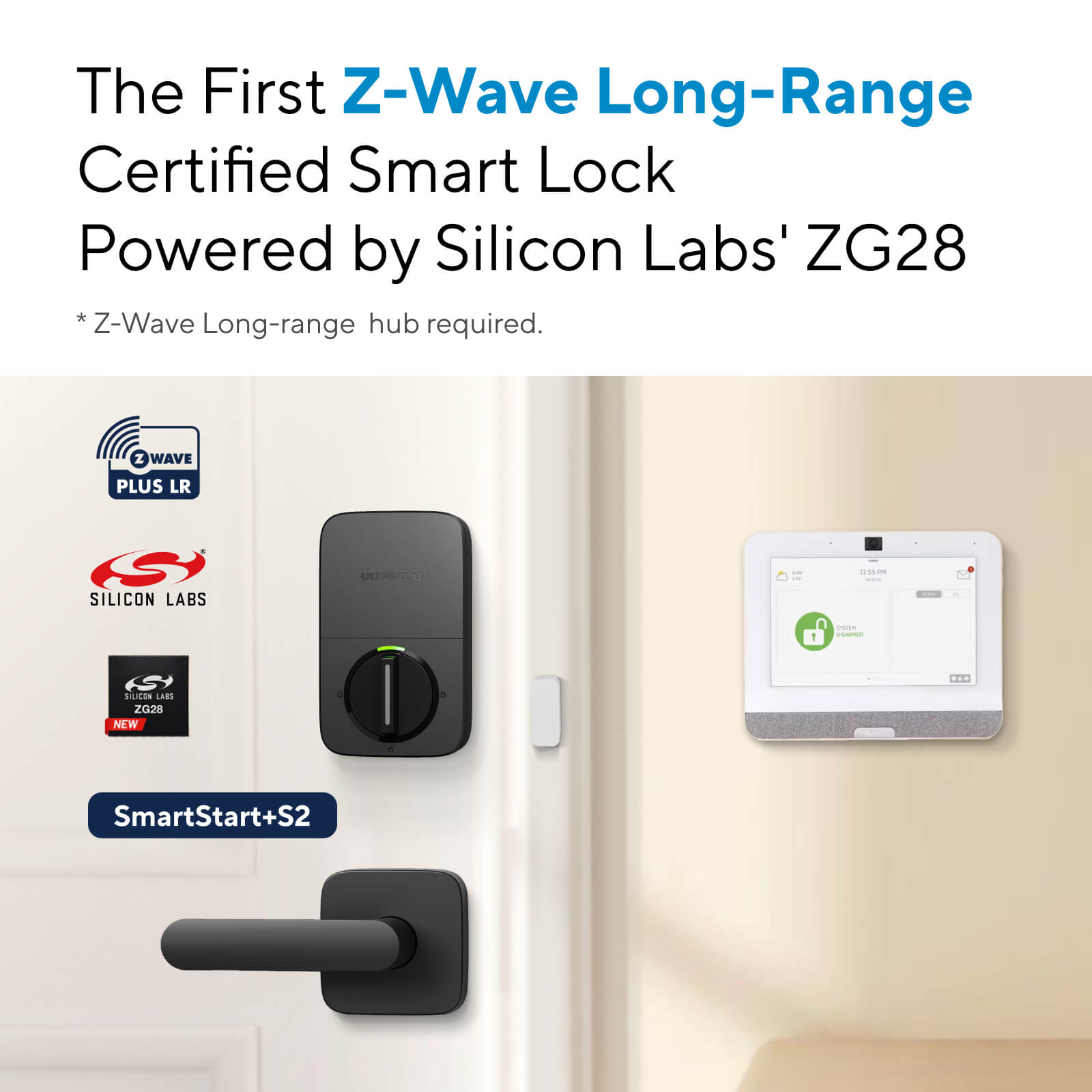 ULTRALOQ Bolt Z-Wave Smart Lock - Keypad Deadbolt with Key Backup