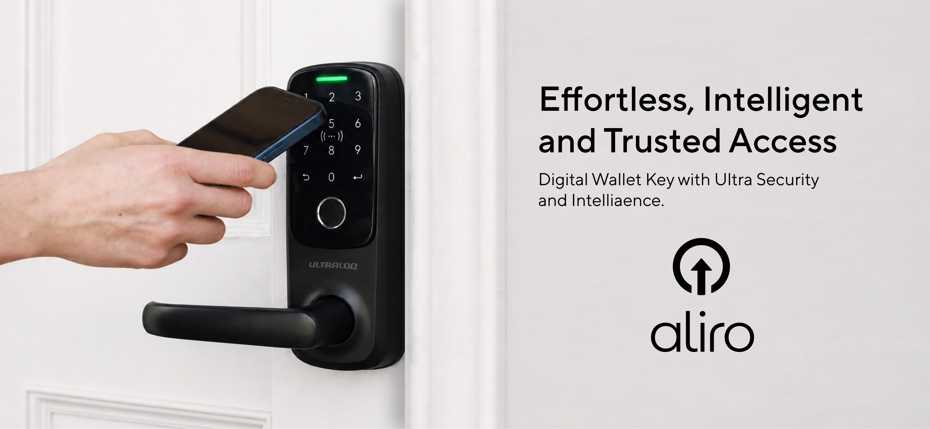 Effortless, intelligent and trusted Aliro access with ULTRALOQ Latch 5 Pro